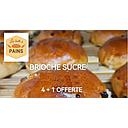BRIOCHE AU SUCRE (4+1GRATUITE)