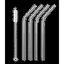 LOT 4 PAILLES INOX
